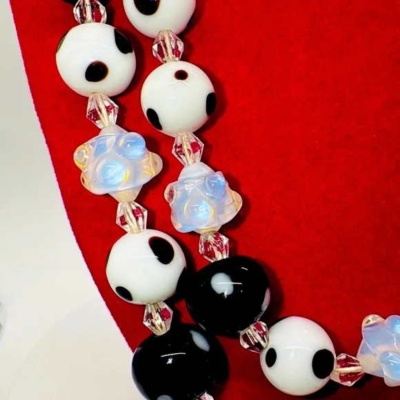 Murano glass beads necklace. Totally unique. - Picture 2 of 4